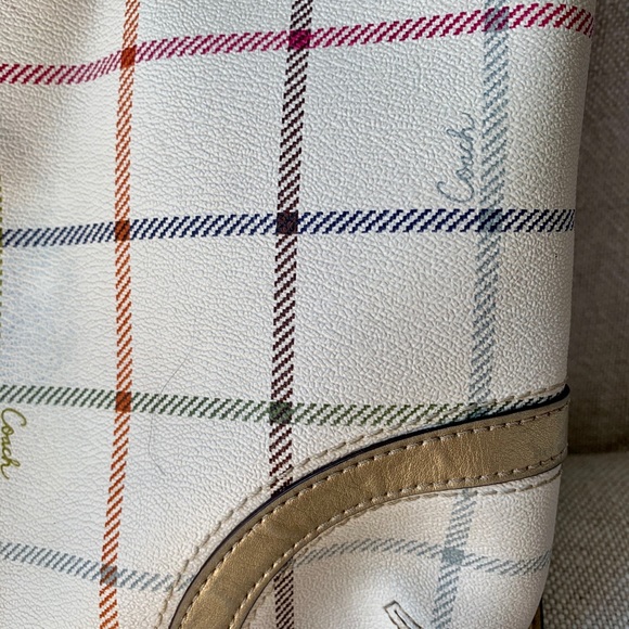 AUTHENTIC Coach Tattersall Crossbody Bag - Picture 12 of 14